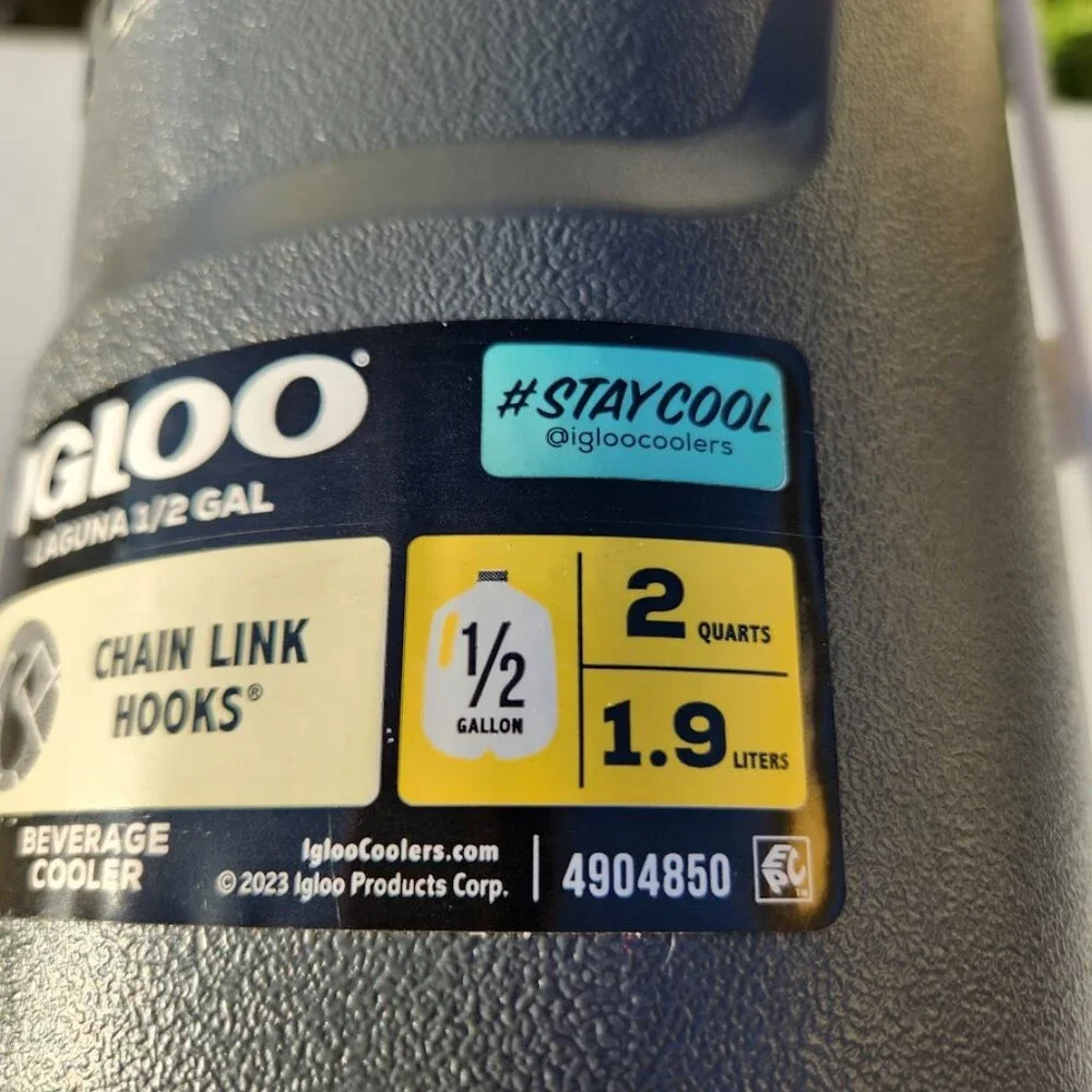 NEW Igloo Half Gallon Tumbler Jug Cooler Beverage Container Thermos 1/2 Gallon S
